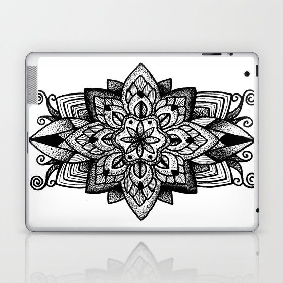 Mandala Curley Laptop & iPad Skin