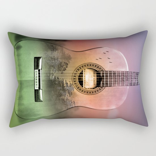 GUITAR MUSIC Rectangular Pillow