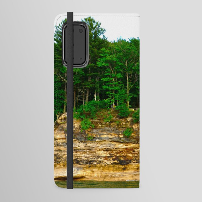 Pictured Rocks Lake Superior Michigan Android Wallet Case