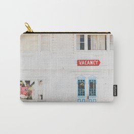 Vacancy Americana Carry-All Pouch | Neonsign, Motel, Motelsign, Vintagemotelsign, Digital Manipulation, Americana, Rustic, Color, Rural, Anniebailey 