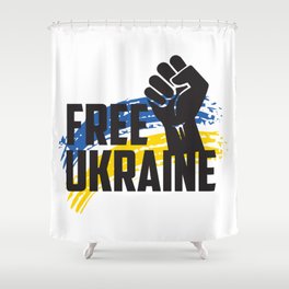 Free Ukraine Shower Curtain