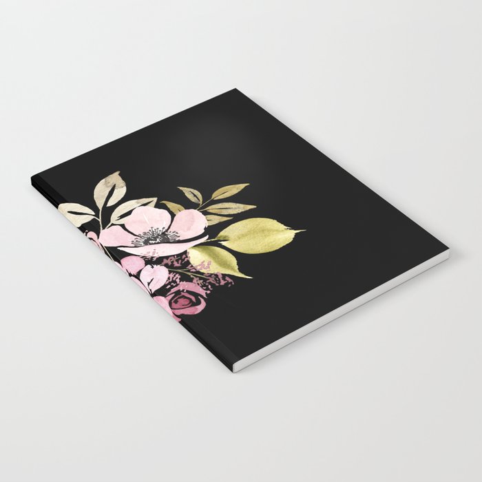 Watercolor Flowers Notebook