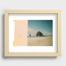 Cannon Beach Recessed Framed Print