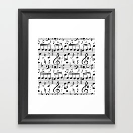 music Framed Art Print