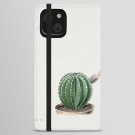 Easter Lily Cactus iPhone Wallet Case