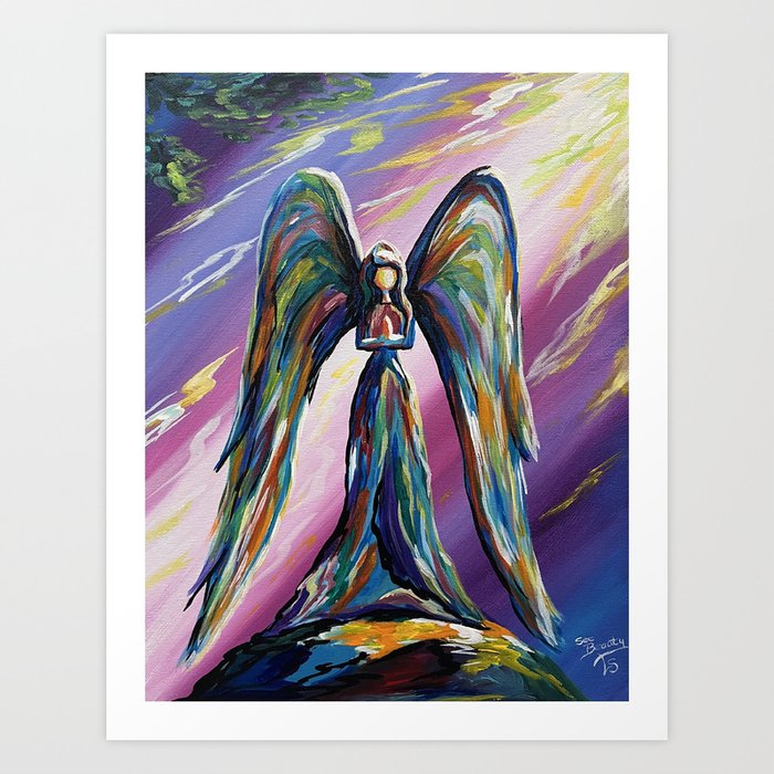 Loving Angel 106 Art Print