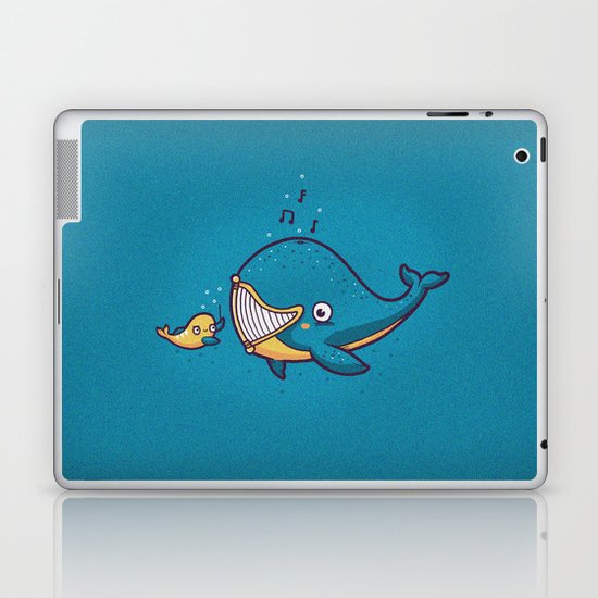 Whale song Laptop & iPad Skin