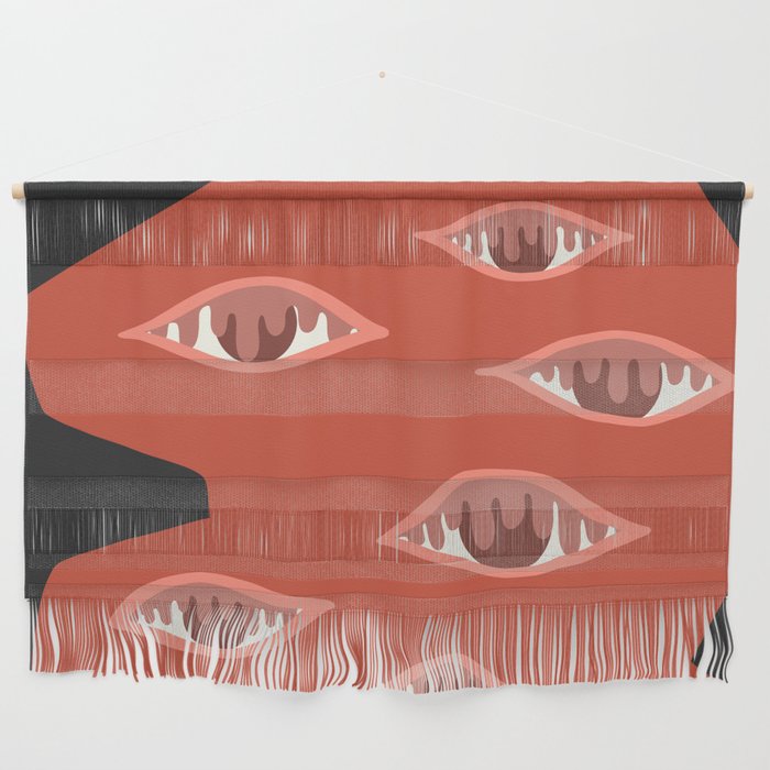 The crying eyes 8 Wall Hanging
