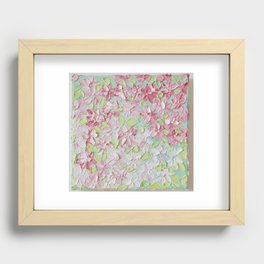 tiny flowers Recessed Framed Print