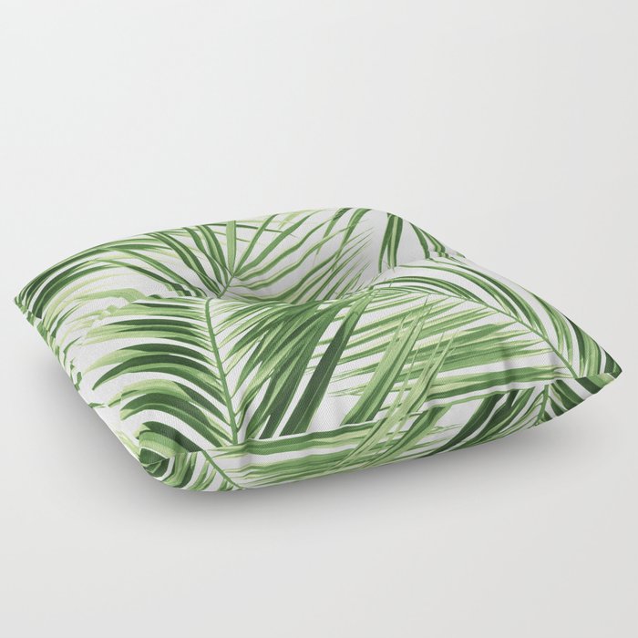 Palm Leaves Pattern Dream #1 #tropical #wall #decor #art #society6 Floor Pillow