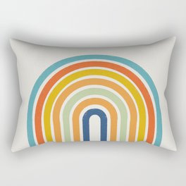 Bohemian Rainbow Art, Arch Poster Rectangular Pillow