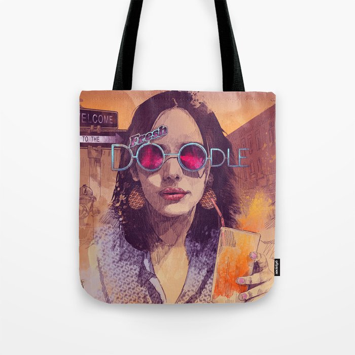 Welcome to the Fresh Doodle Tote Bag