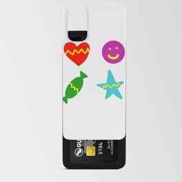 Happy Valentines Day : Heart, Star, Candy and Smile Emojie Android Card Case