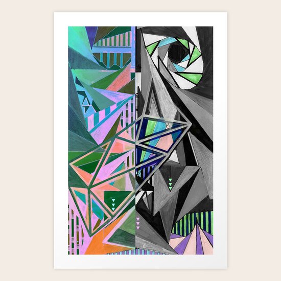 Negative Art Print