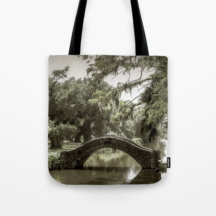 New Orleans City Park Bridge Tote Bag