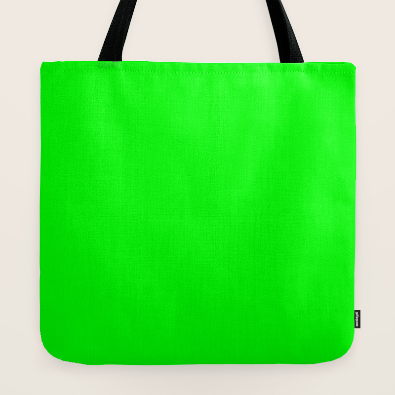 bright green handbag