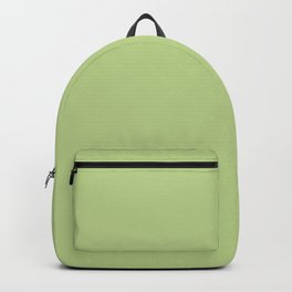 LETTUCE GREEN pastel solid color Backpack