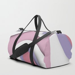 Geometric color mountain 14 Duffle Bag