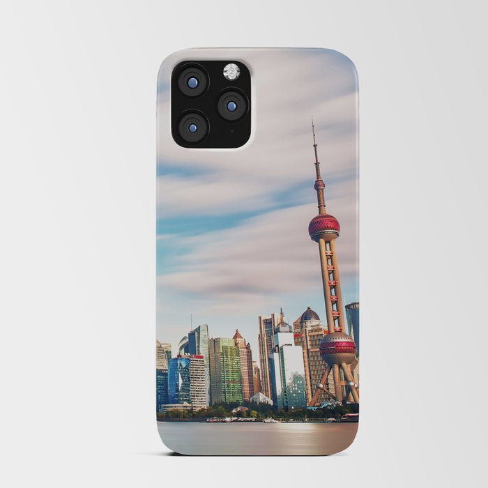China Photography - The Beautiful City Of Shanghai In The Evening iPhone Card Case