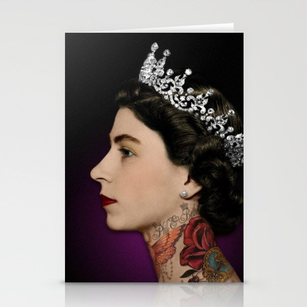 Queen Noir Stationery Cards