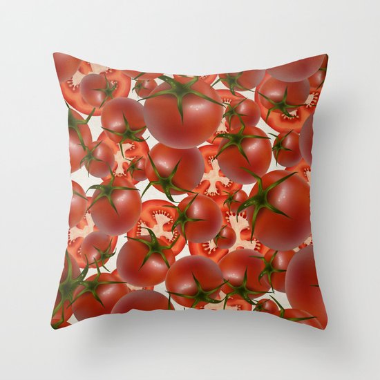 Tomatoes Throw Pillow