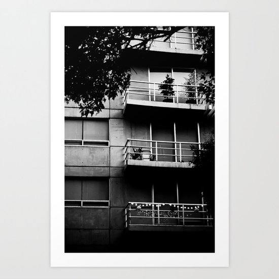Balconies Art Print