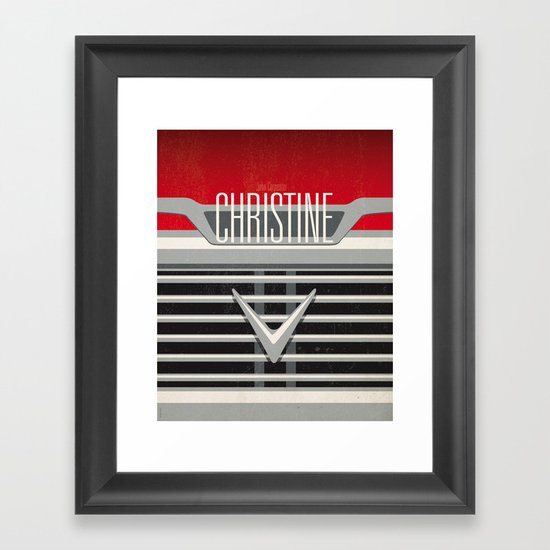 Minimal Poster - Christine Framed Art Print