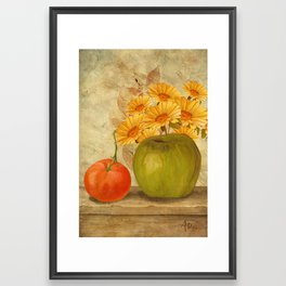 Fruit In The Sun Framed Art Print