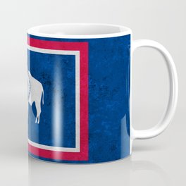 Flag of Wyoming US State Flags Banner Standard Colors Mug