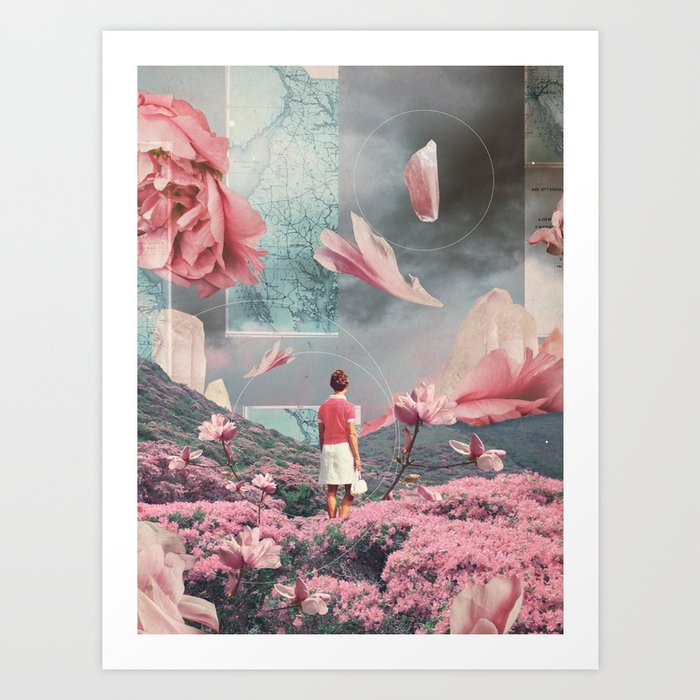 Trying to accept the Distance Art Print