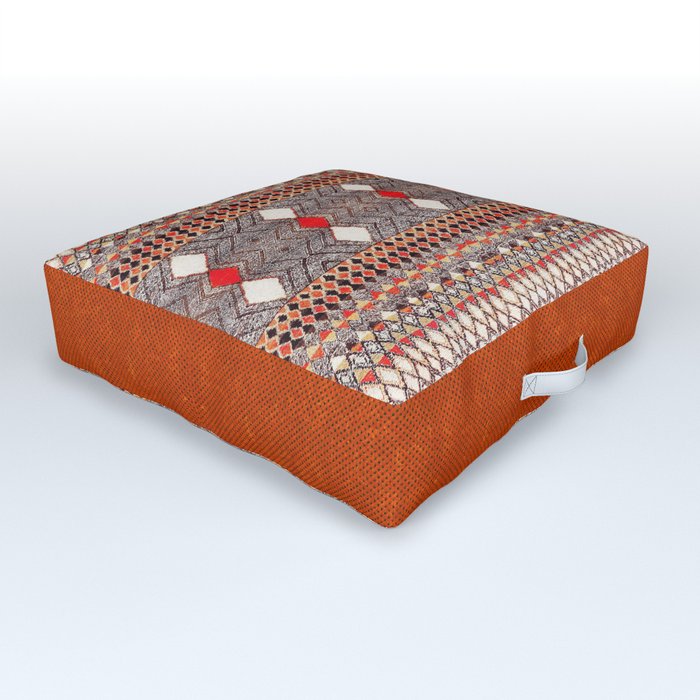 N214 - Berber Bohemian Oriental Traditional Gypsy Moroccan Style Outdoor Floor Cushion