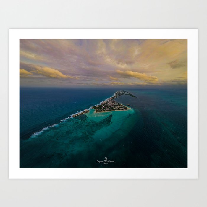 Isla Mujeres, el Paraíso Caribeño  Art Print