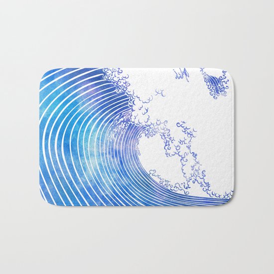 Pacific Waves III Bath Mat
