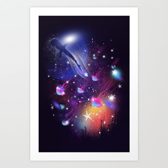 Cosmic Sea Art Print
