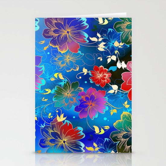 Floral Pattern 2 Stationery Cards