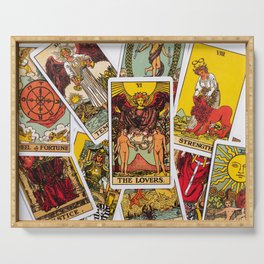 Tarot Card "The Lovers" Serving Tray