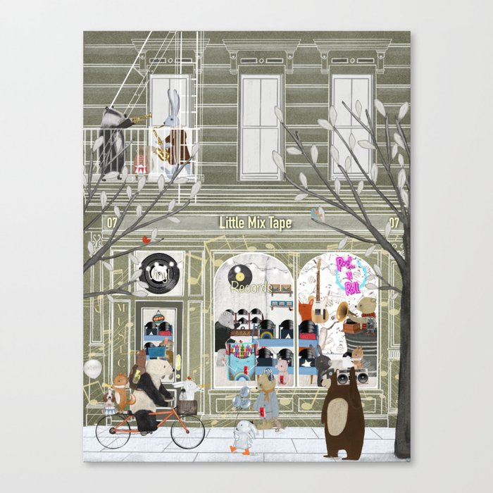 little record store Canvas Print