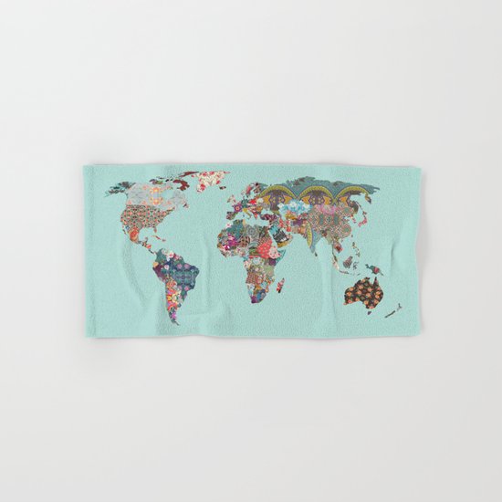 Louis Armstrong Told Us So (teal) Hand & Bath Towel
