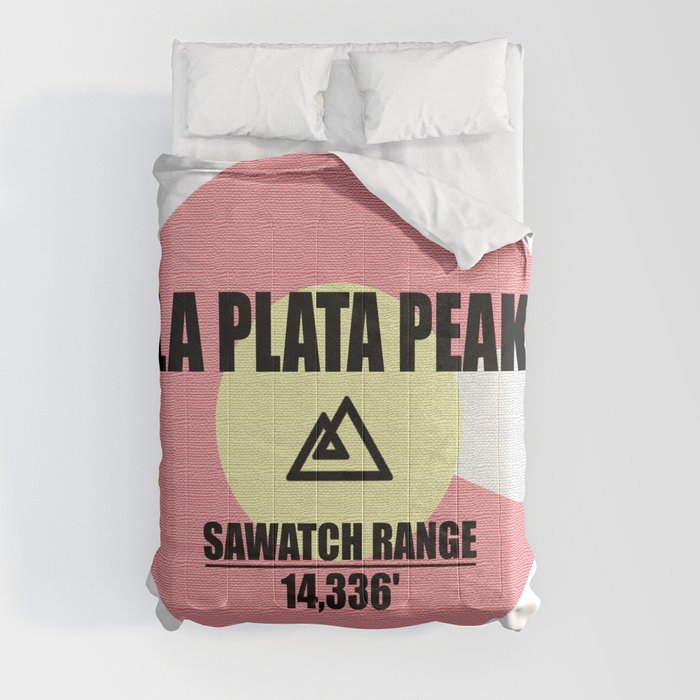 La Plata Peak Colorado Comforter