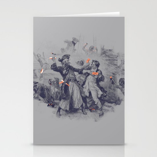 Epic Battle Stationery Cards