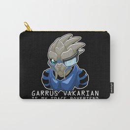 Garrus Vakarian Is My Space Boyfriend Carry-All Pouch | Game, Space, Sci-Fi, Pop Art 