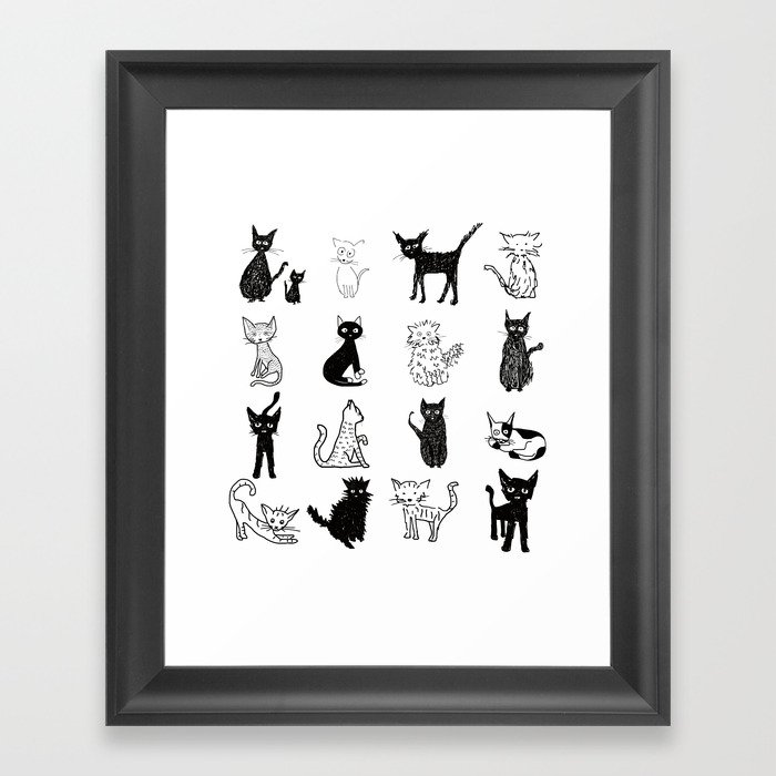 Cats Framed Art Print