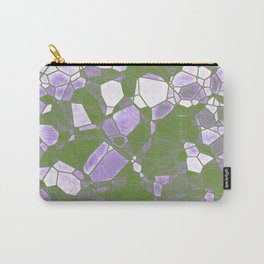 Genderqueer Pride Curve-Textured Stained Glass Carry-All Pouch
