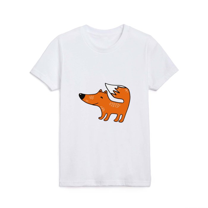 Cute fox illustration Kids T Shirt