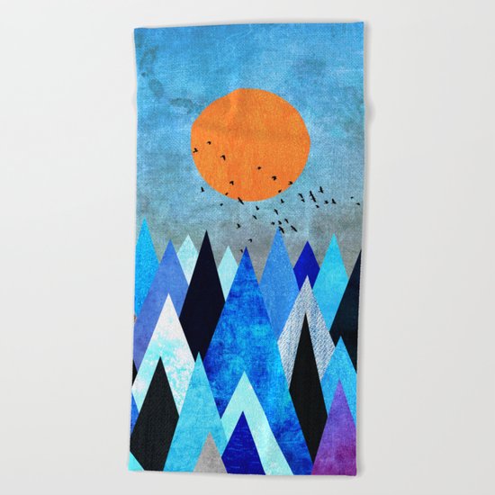 Blue Nature XXV Beach Towel