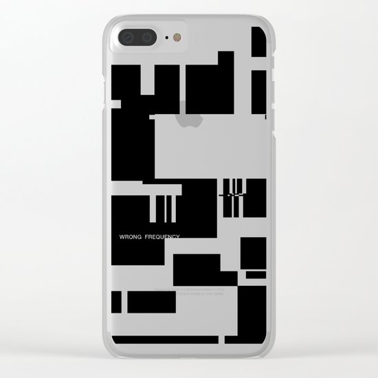 Wrong Frequency Clear iPhone Case