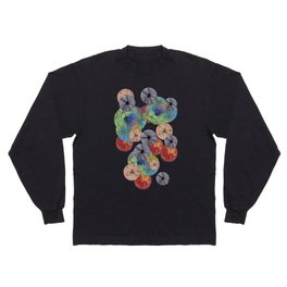 Abstract Solar System Long Sleeve T Shirt