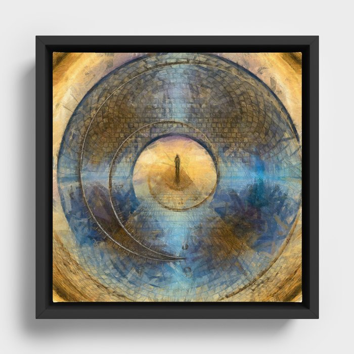 The Way to Eternity Framed Canvas