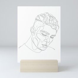 His Lines .04 Mini Art Print