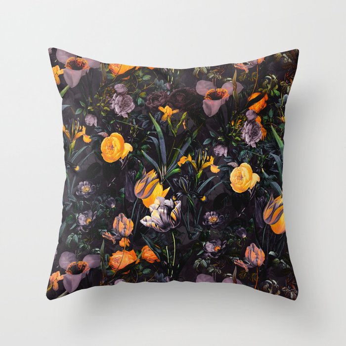Night Forest II Throw Pillow
